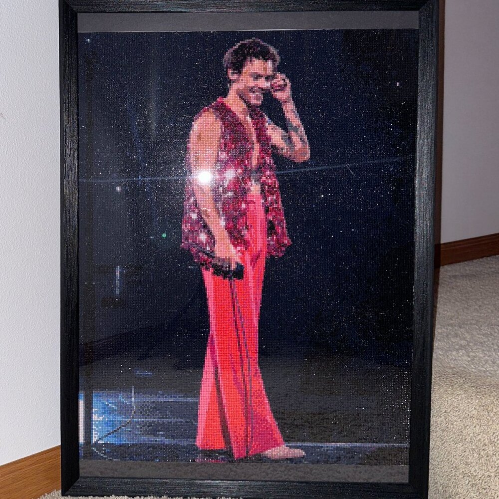 Harry Styles Framed Diamond Art
